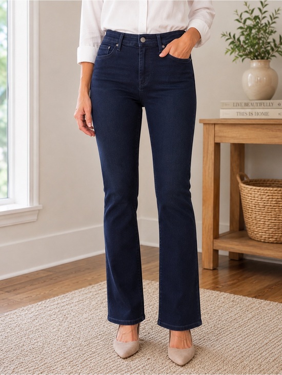 NYDJ Dark Indigo Flare Jeans