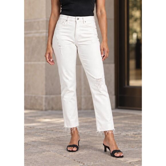 Hudson Jeans White ‘Jade’ Jeans