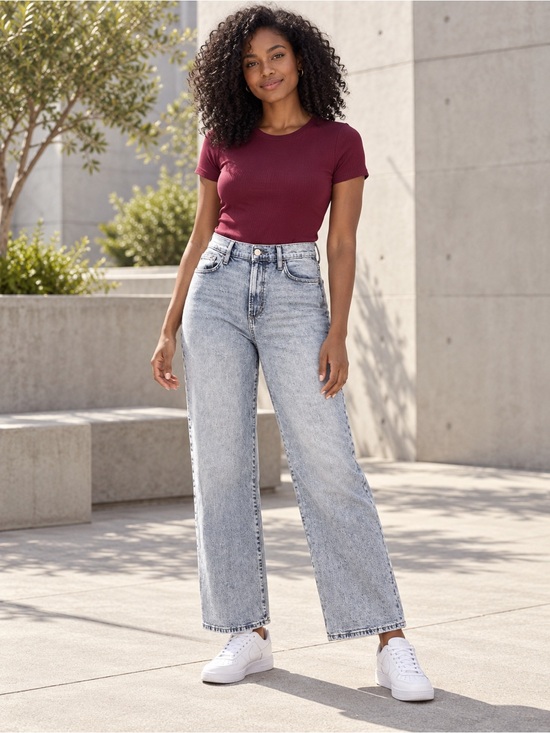 Joe's Jeans Kabarda Wide-Leg High-Rise Jeans