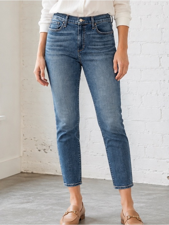 Joe's Jeans “Orchid” Mid Wash Skinny Ankle Crop Women's Jeans