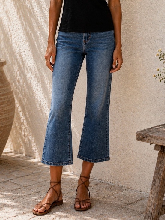 Joe's Jeans High-Rise Bootcut Crop Jeans