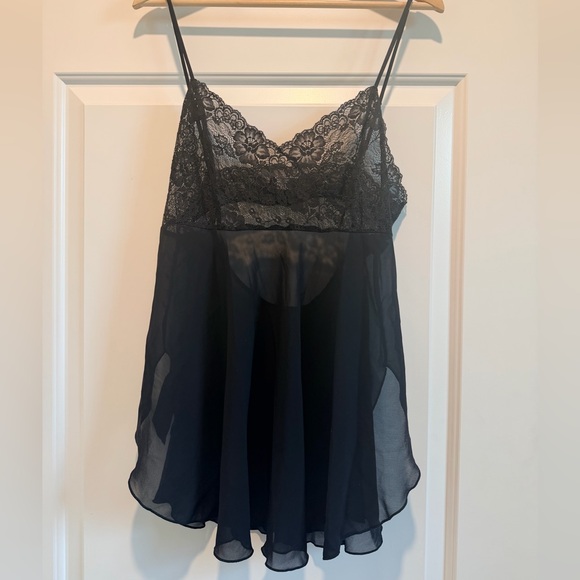 Victoria's Secret Black Lace Nightie