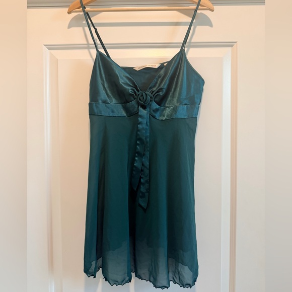 Victoria's Secret Green Satin Nightie