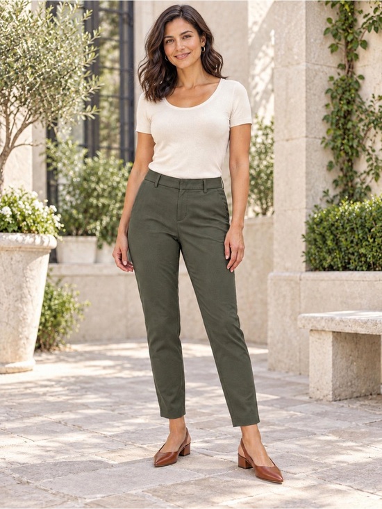 Liverpool Dark Green Pants