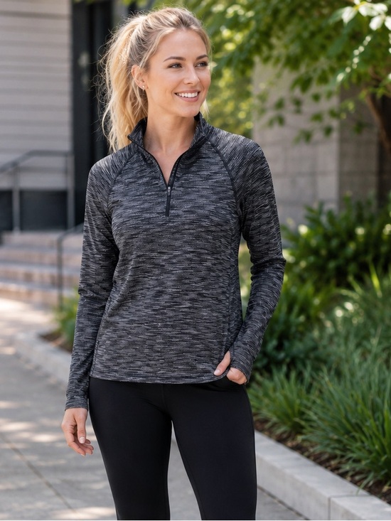 DSG Black and White Patterned Pullover