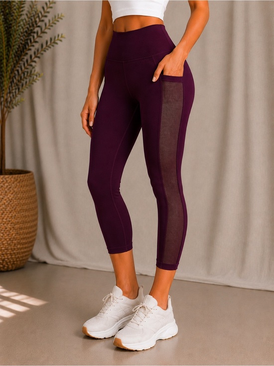 Fabletics Powerhold Leggings with Side Mesh Design