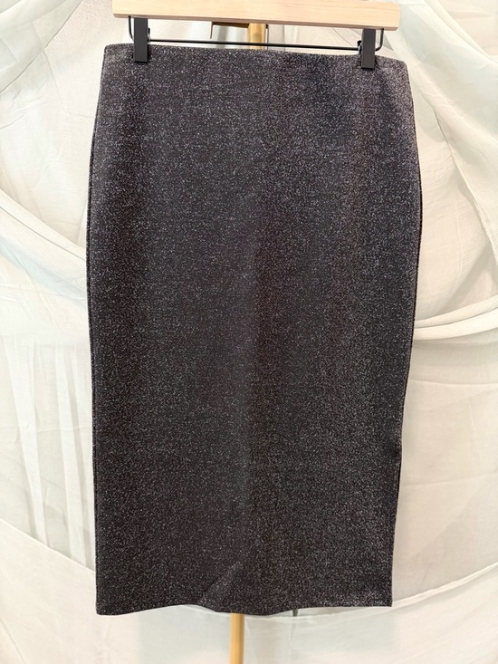 Ann Taylor LOFT Black Sparkle Pencil Skirt NWOT
