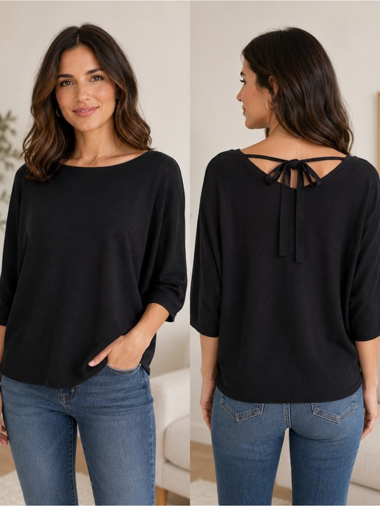 Chico's Women's Black Summer Sweater